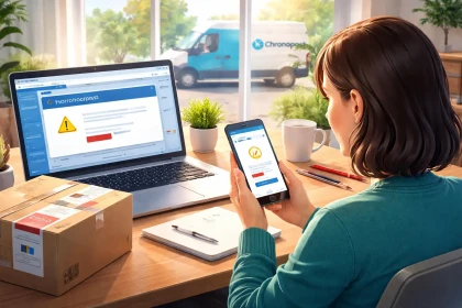 Ccolis en attente d’informations complémentaires de votre part Chronopost