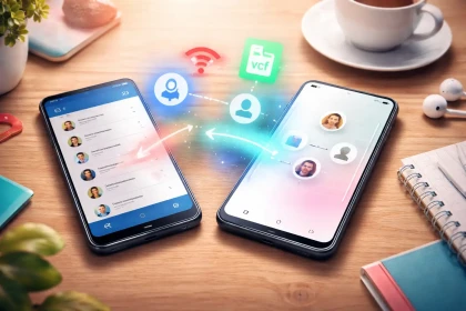 transférer les contacts entre deux téléphones android