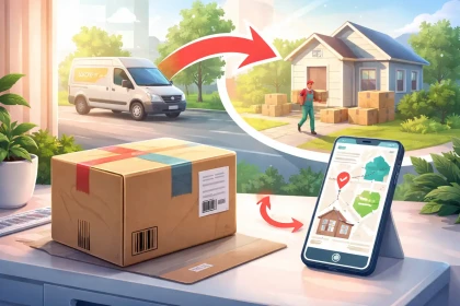votre colis est réexpédié vers votre nouvelle adresse