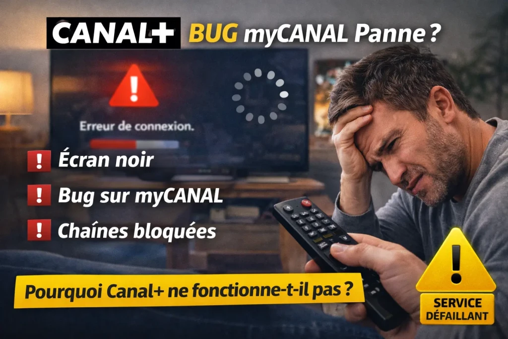 Problème de connexion avec Canal+