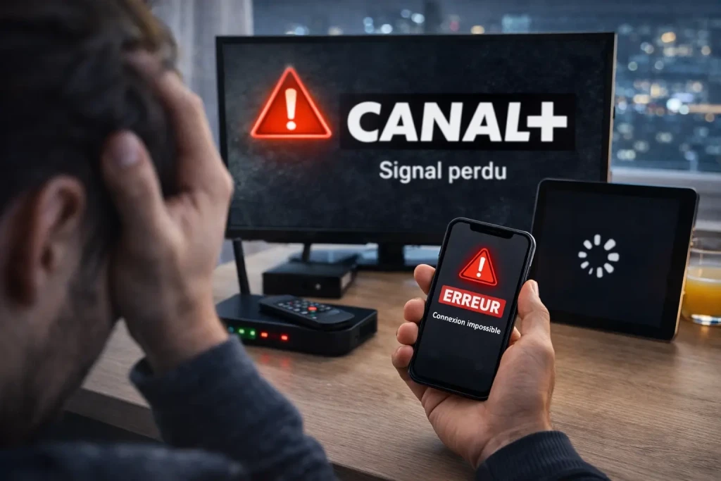 Problème de connexion Canal+ en soirée